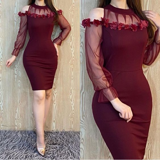 Chic Bodycon Dress Sexy Homecoming Dress - FashionDia