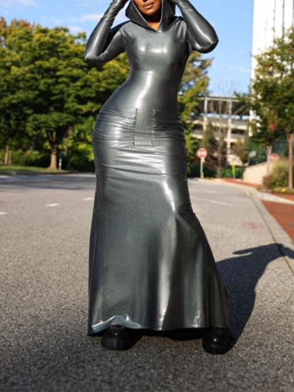 Hoodie Bodycon Dress - Fashionpara