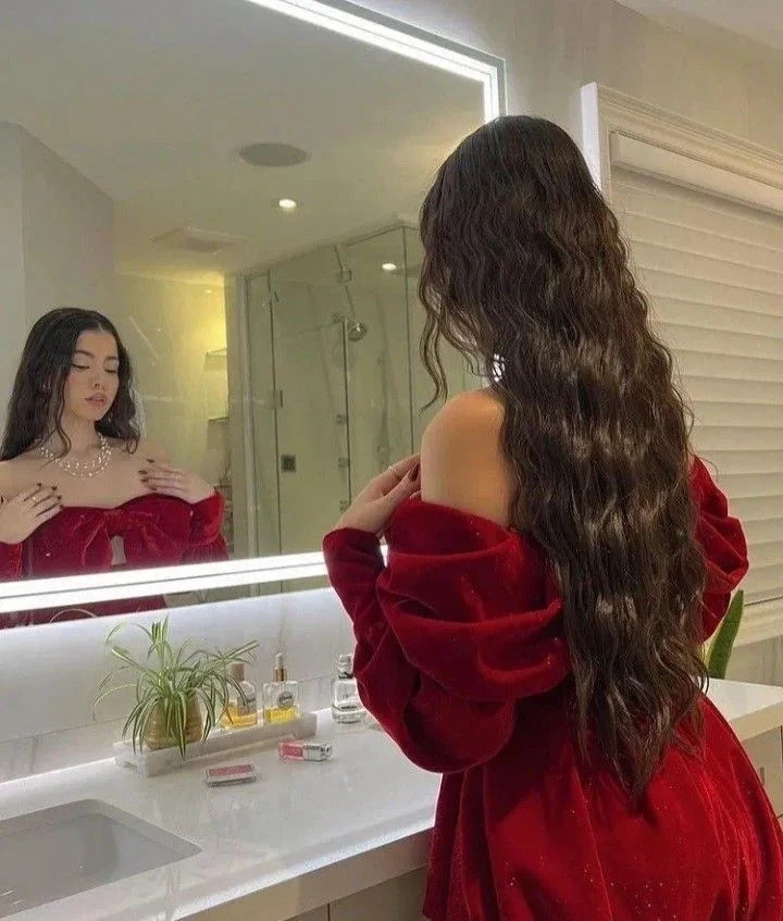 Red Velvet Off The Shoulder Mini Homecoming Dress (ZD12710)