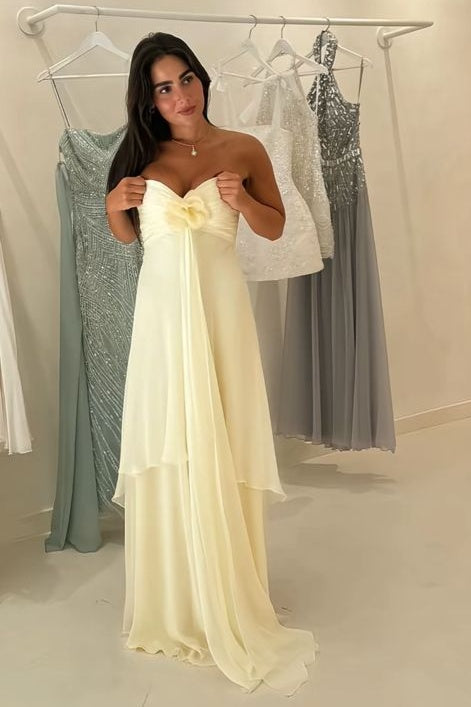 Gorgeous A Line Strapless/Sweetheart Silver/Light Pink Long Party Dress with Ruffles