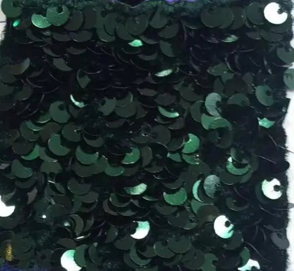 Customized Off the Shoulder Emerald Green Evening Dresses Long Sexy Slit Mermaid Sequined Back Zipper Formal Women Prom Gown picture color 1