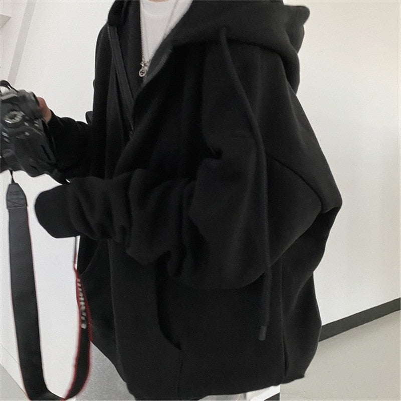 Hip Hop Zip Up Vintage Star Hoodie