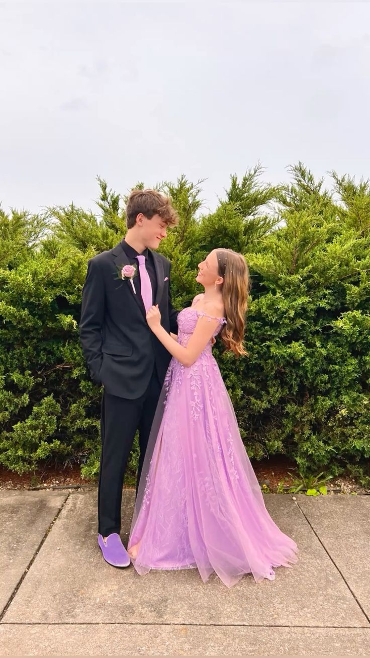 Lilac Tulle Long Prom Dress A-Line Formal Evening Party Dress