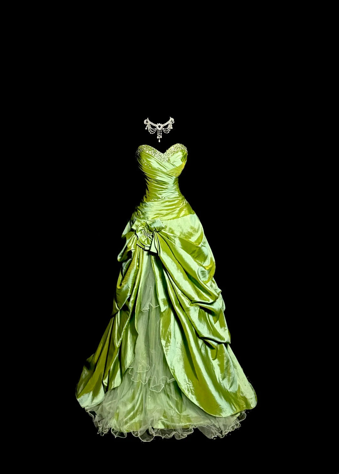Sweetheart Green Ball Gown Prom Dress Princess Birthday Dress