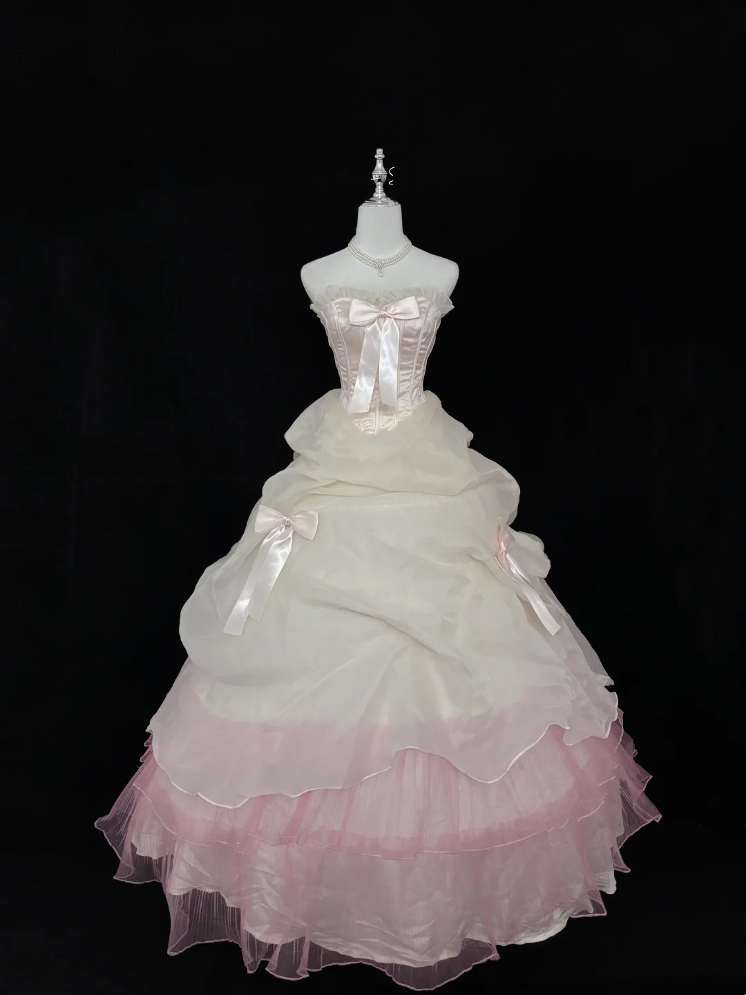 Cute Sweet 16 Birthday Dress Quinceanera Dresses With Bow Princess Dress