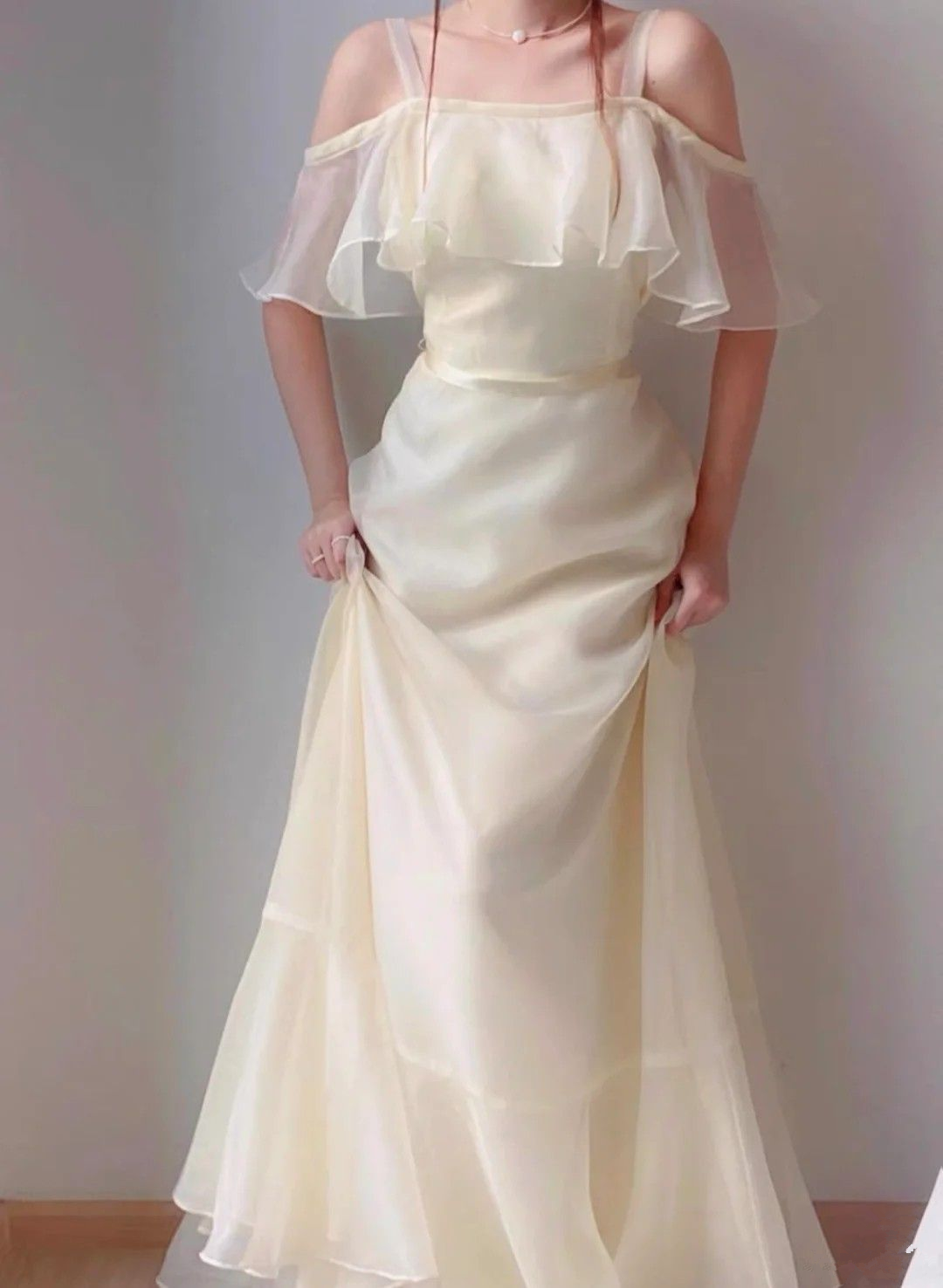 Elegant Off The Shoulder Mermaid Prom Dress,Fashion Prom Gown