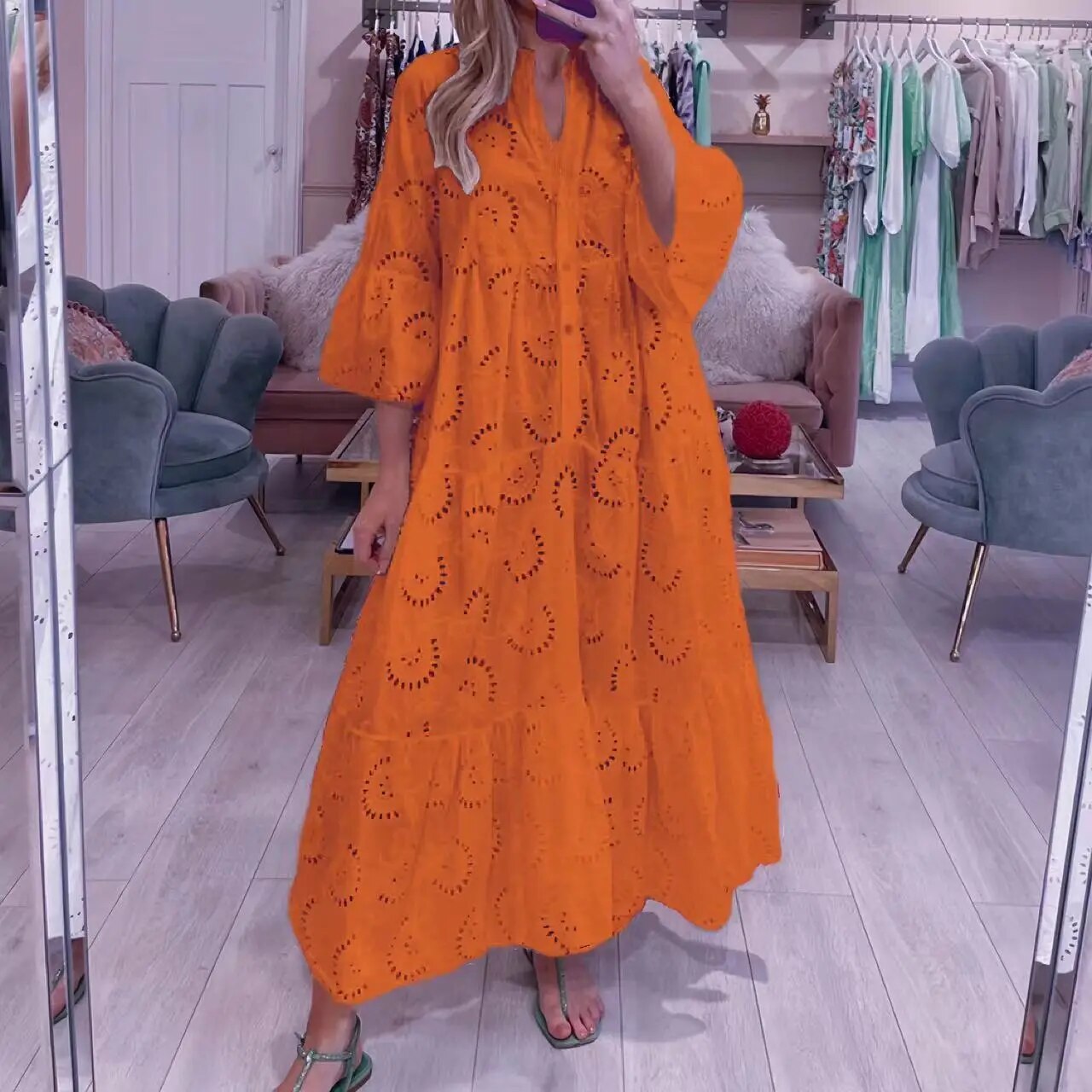 Melpomene Summer Shirt Dress for Women Brunch Outfit Idea