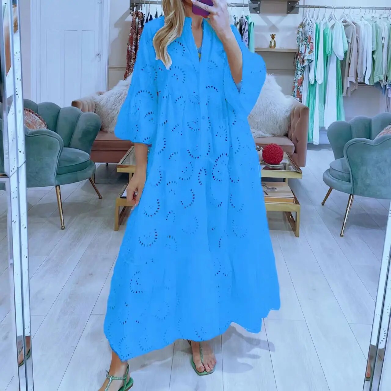 Melpomene Summer Shirt Dress for Women Brunch Outfit Idea