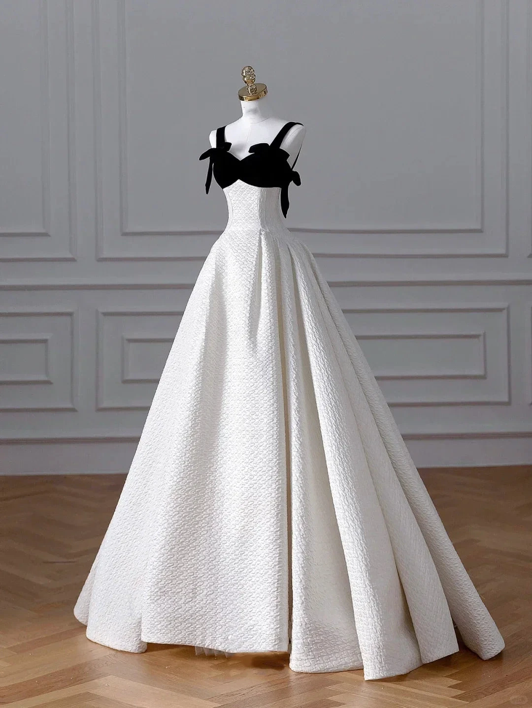 Elegant White Satin A Line Long Prom Dress Evening Dress,Formal Wedding Dress (ZD13756)