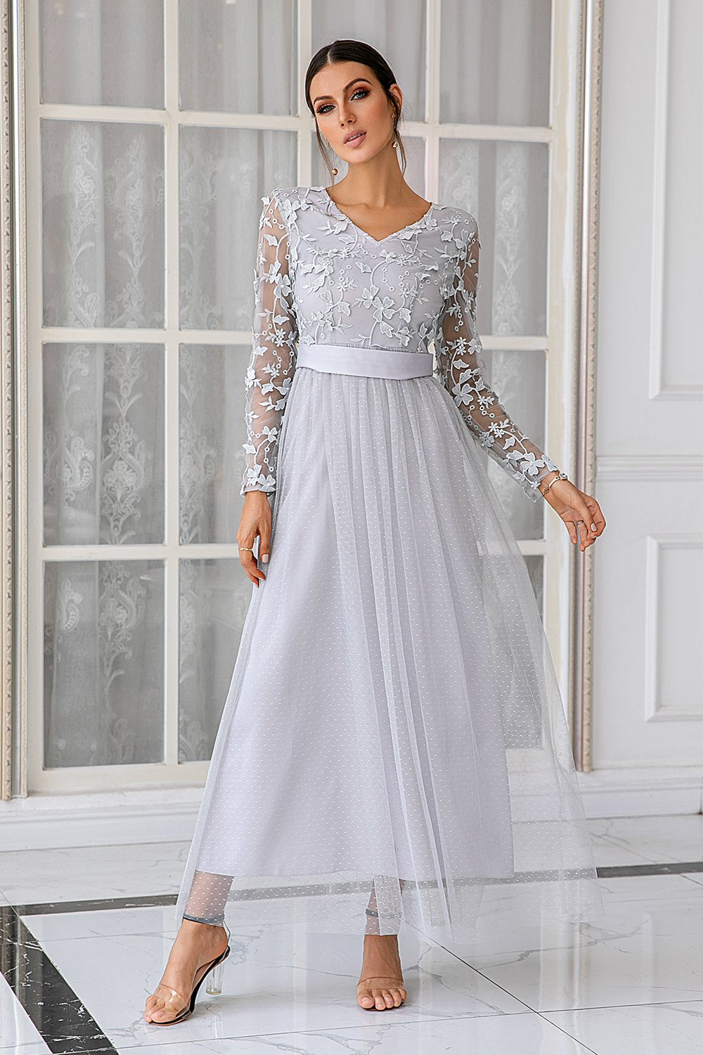 Long Sleeve Mother Dress