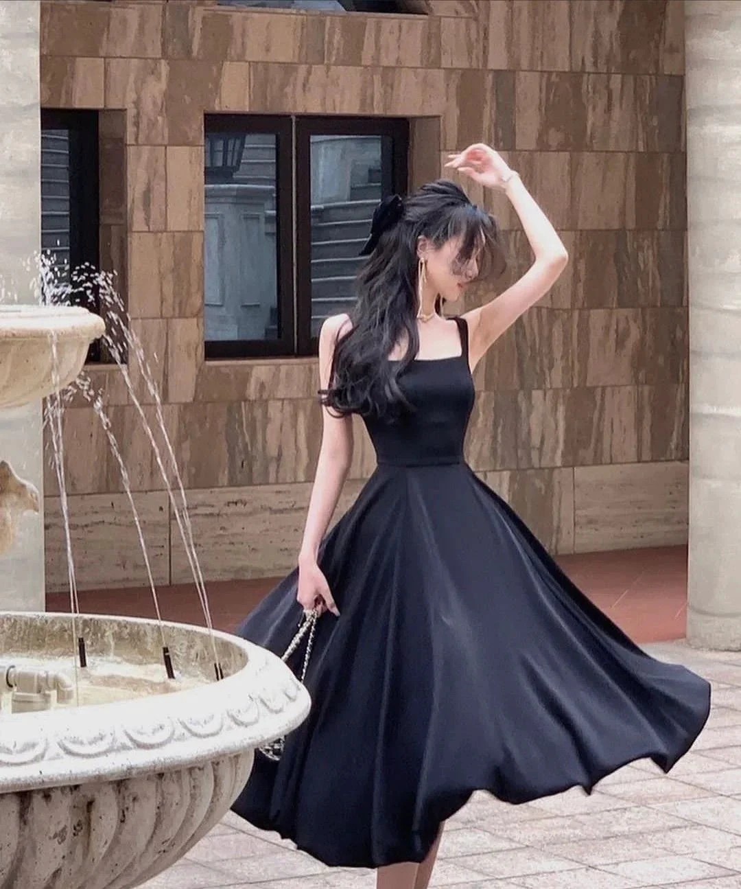 Simple A-line Black Party Dress Black Homecoming Dress Y4751 by simplepromdress