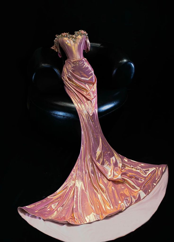 Chic Satin Appliques Party Dress Off The Shoulder Mermaid Evening Gown