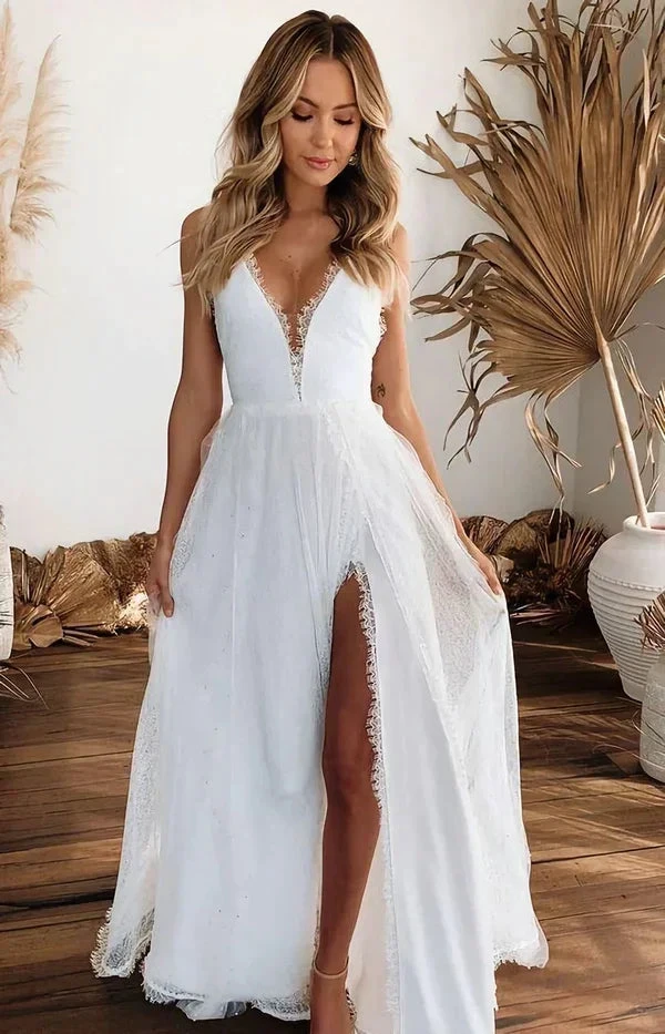 Long Prom Dresses, Cute Girl Simple Elegant Wedding Dresses Y1893 by simplepromdress