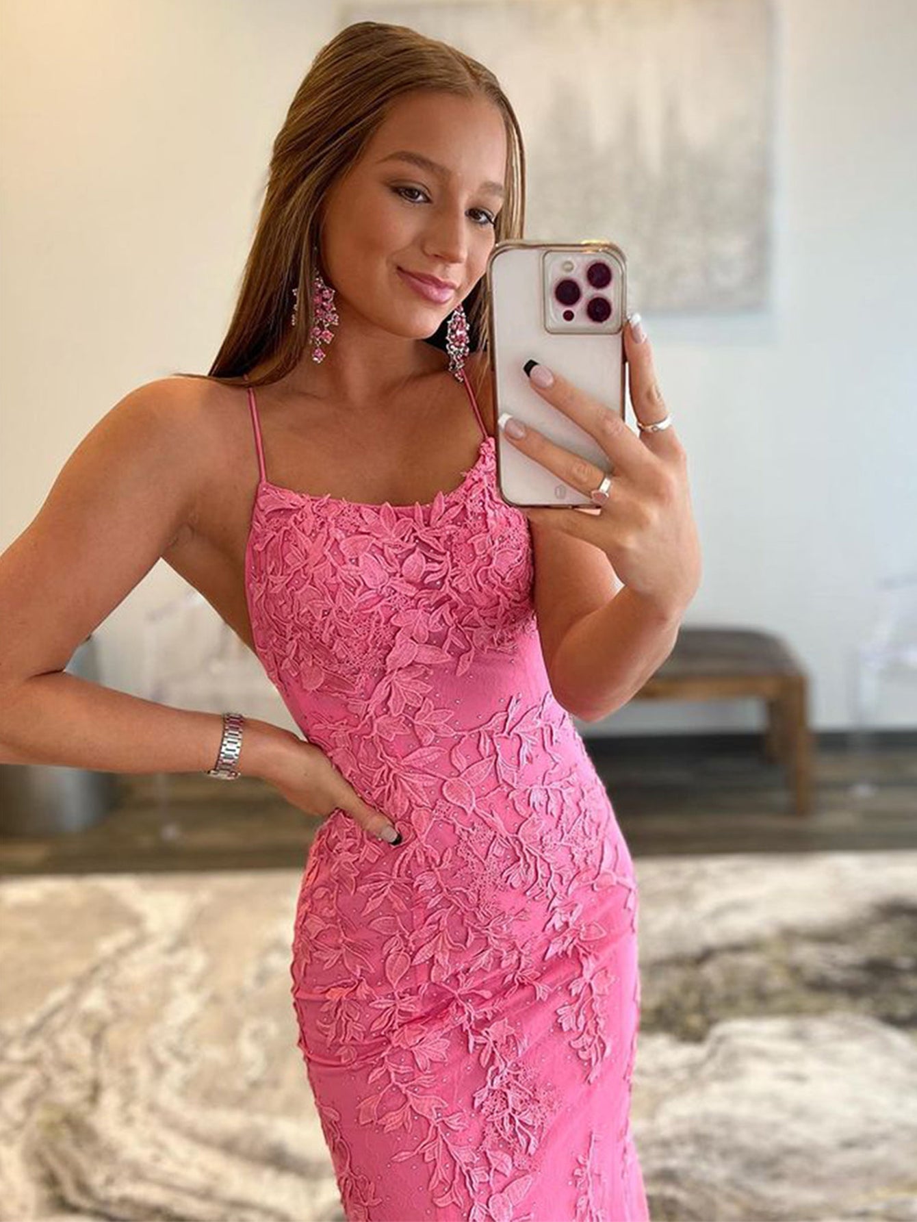 Mermaid Light Blue Prom Dress Long Evening Dress - Fashionpara