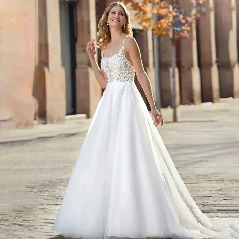 Luxury Lace Off Shoulder Sleeveless Women Mermaid Open Back Wedding Dresses 2025 Bridal Gowns Applqiues Spaghetti Straps Sexy by payinti