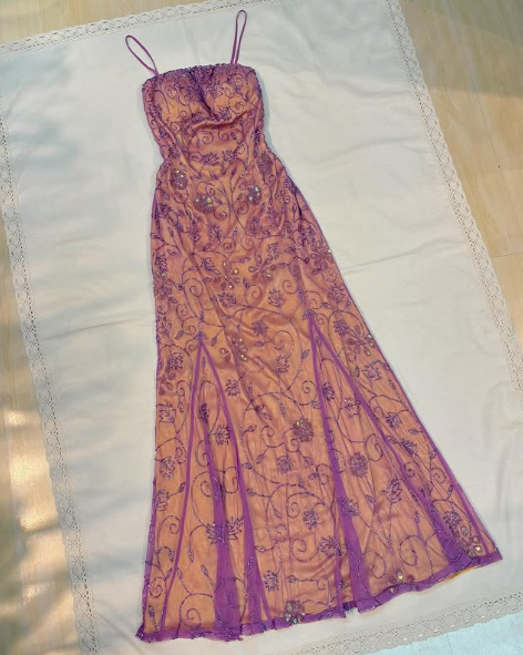 Gorgeous Spaghetti Straps Tulle Beaded Mermaid Evening Dress,Long Party Prom Dress