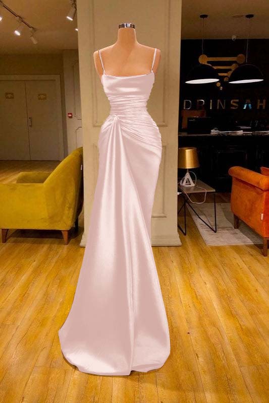 Modern Spaghetti Straps  Sleeveless Mermaid Prom Dress