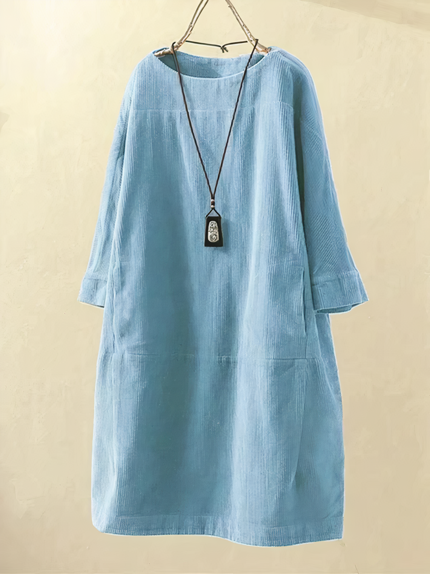 Mara Boutique Loose and Corduroy Dress Chic Silhouette Collection