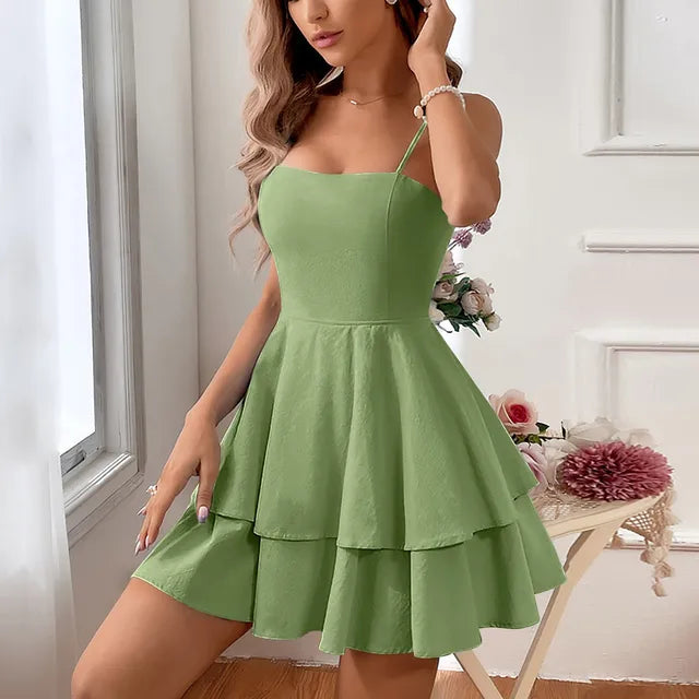 Alani Effortless Cake Dress for Women Evening Wear Edit
