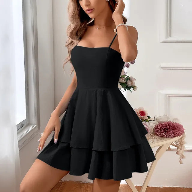 Alani Effortless Cake Dress for Women Evening Wear Edit