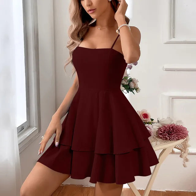 Alani Effortless Cake Dress for Women Evening Wear Edit