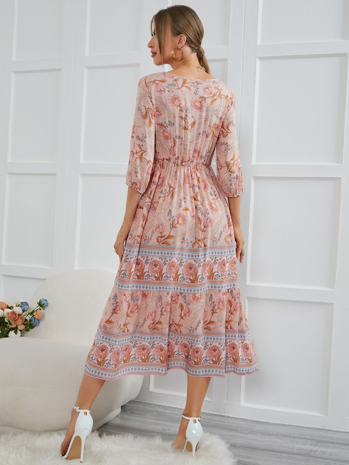 Citronella Adjustable Kimono Maxi Dress FINAL
