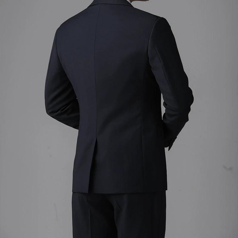 Luxurious Tailored Wool Wedding Suit For Men Three Piece Custom Fit (ZD17083)