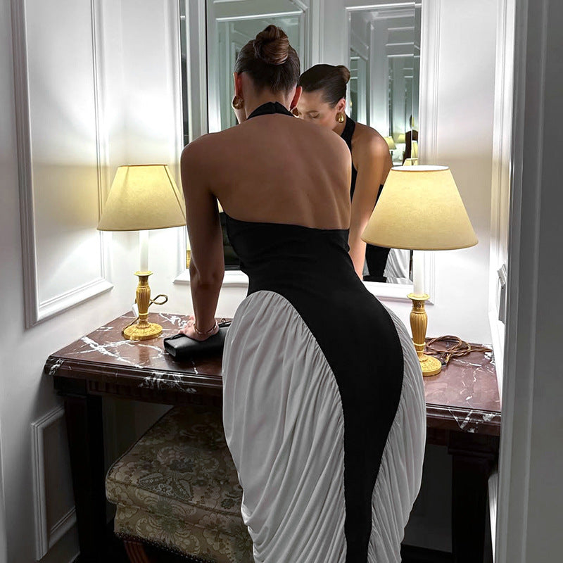 Patricia Statement Women's Graduation Dress with Figure Hugging Cut and Asymmetric Ruffle Details Chic Silhouette Collection