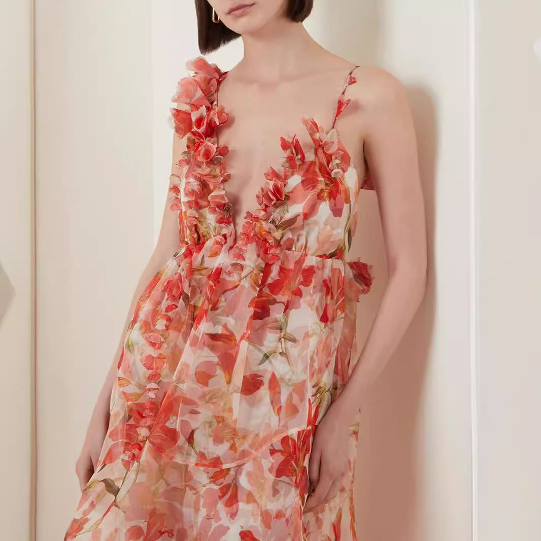 Shimmering Sequin Open Back Prom Dress - Fashionpara