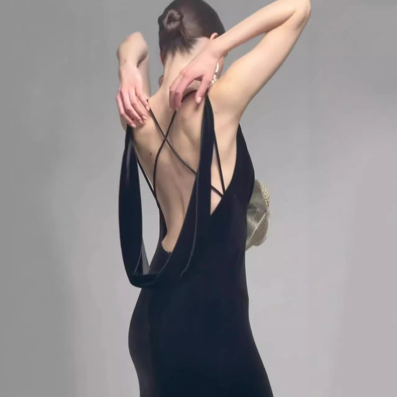 3D Floral Backless Satin Prom Dress - Fashionpara