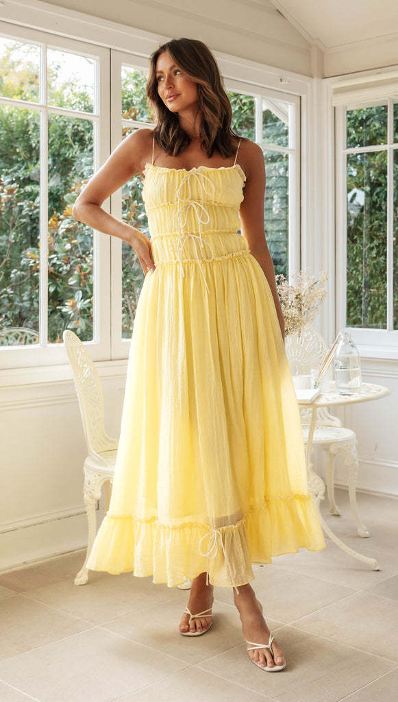 Reva Maxi Dress Yellow