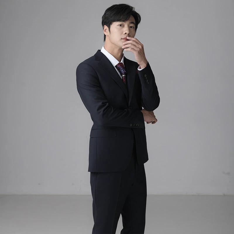 Luxurious Tailored Wool Wedding Suit For Men Three Piece Custom Fit (ZD17083)