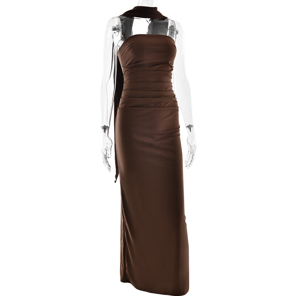 Amour Maxi Dress Brown