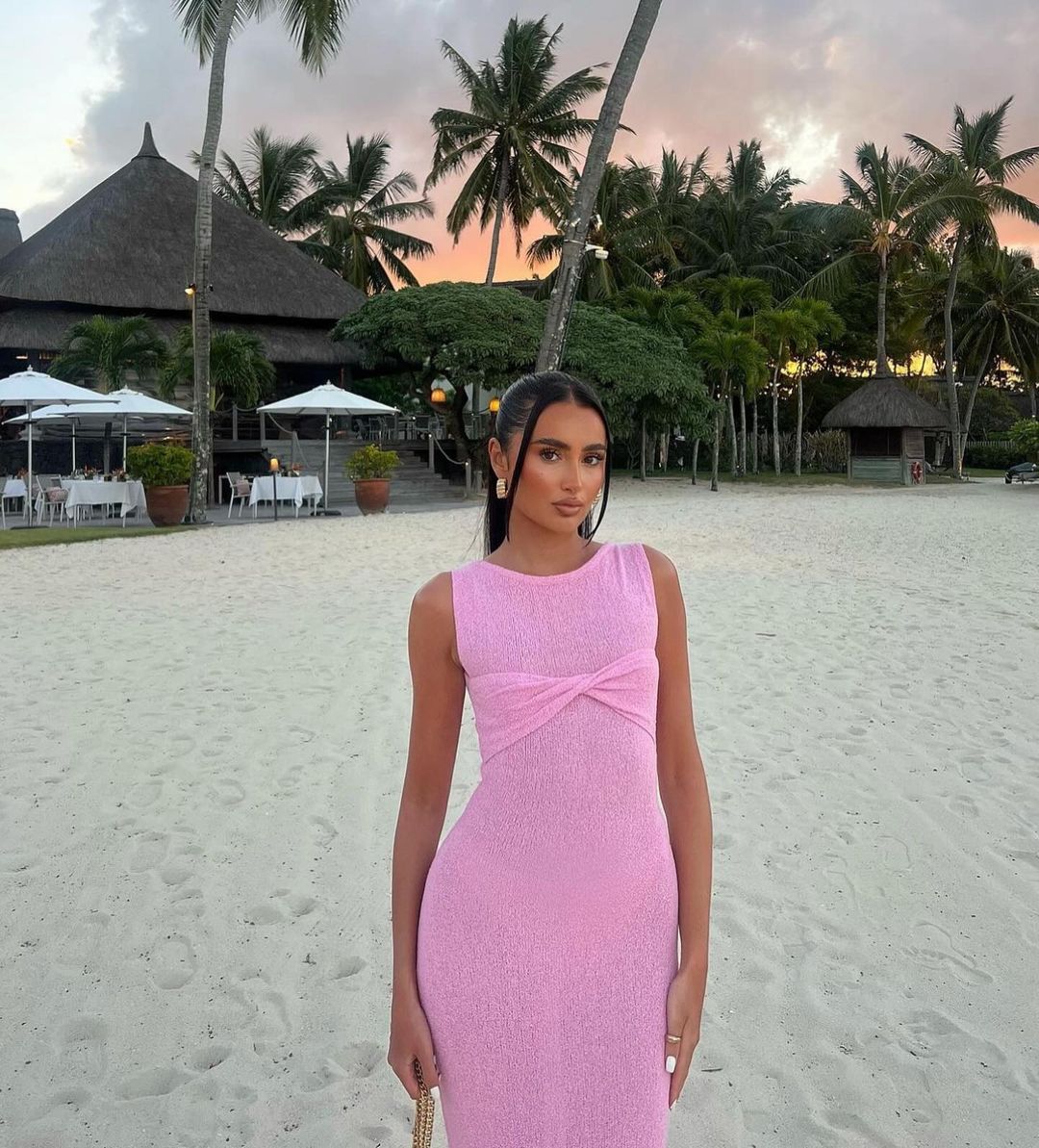 Wanderer Maxi Dress Pink