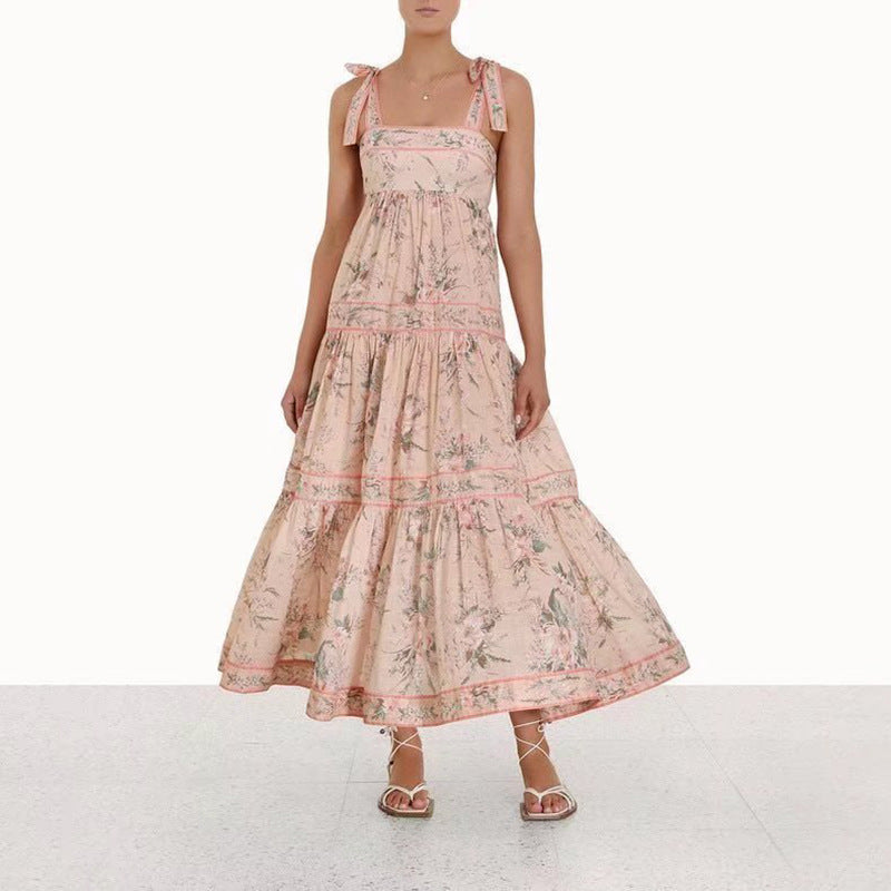 Half Moon Printed Tiered Maxi Dress FINAL
