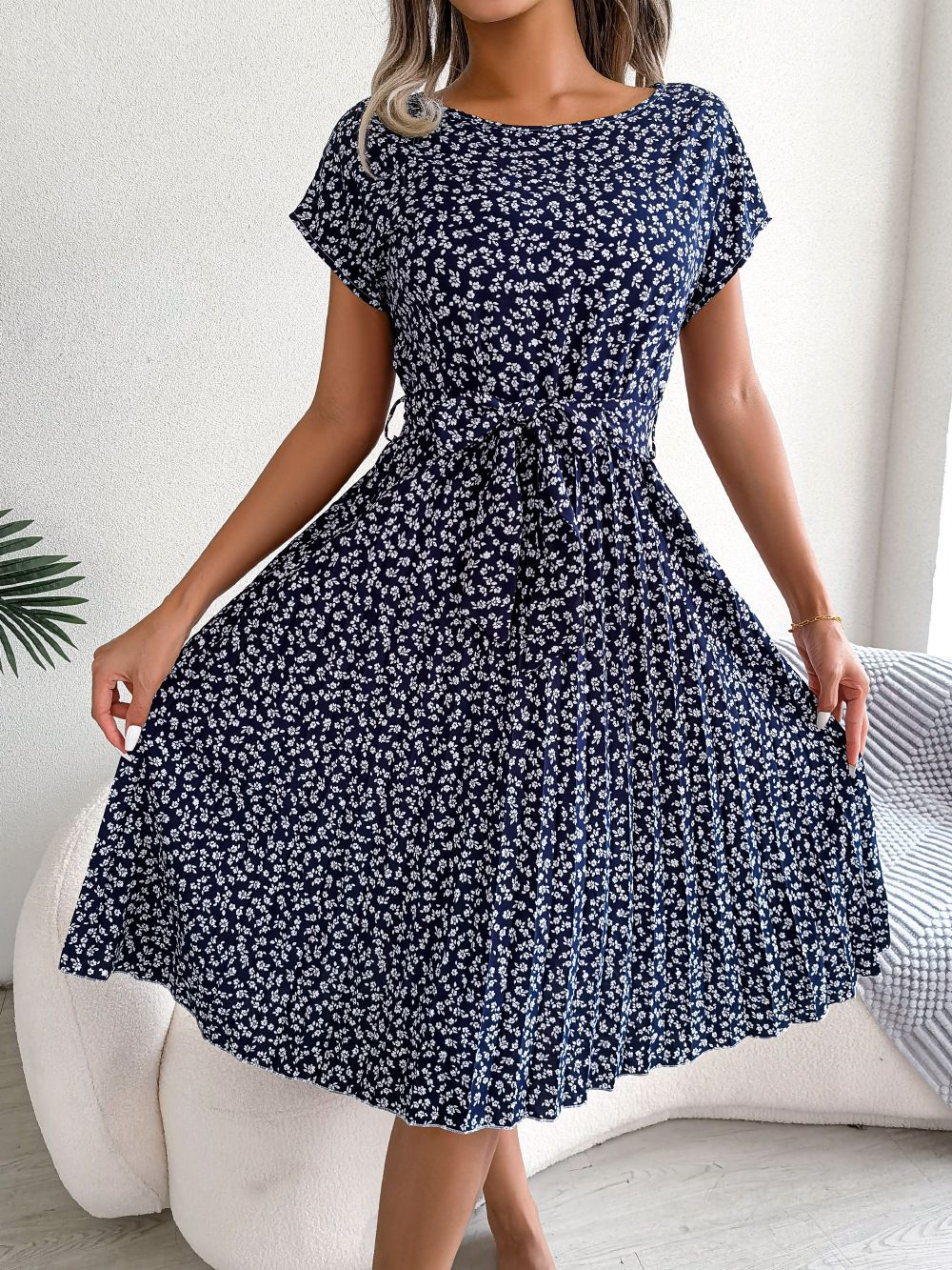 Paty Timeless Dress Pleats Elevated Occasion Wear