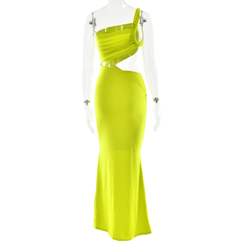 Pathy Maxi Dress Neon Green