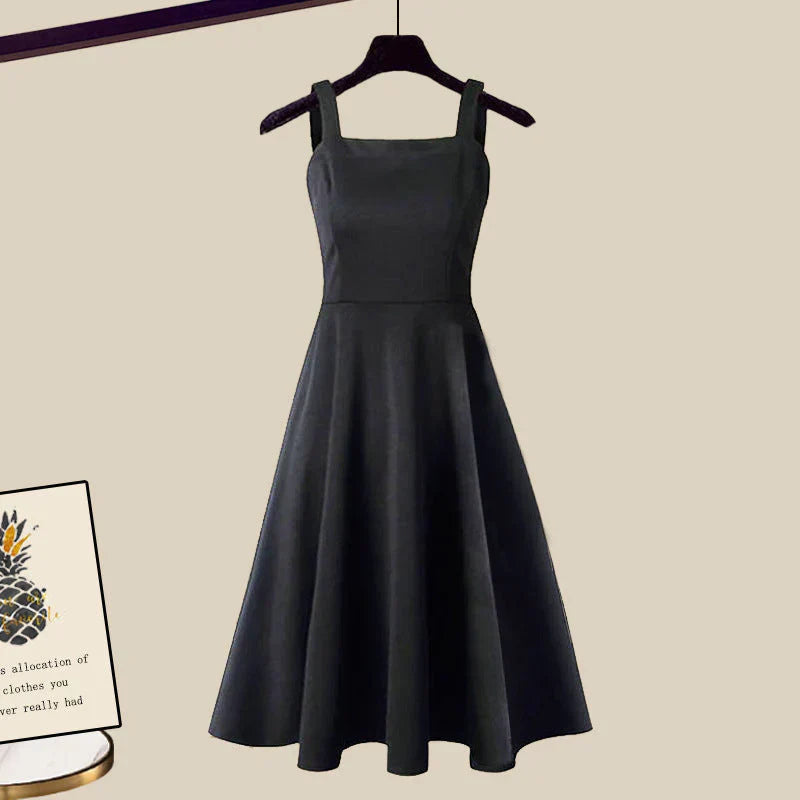 Hilda Premium Dress and Sweater Set Chic Silhouette Collection