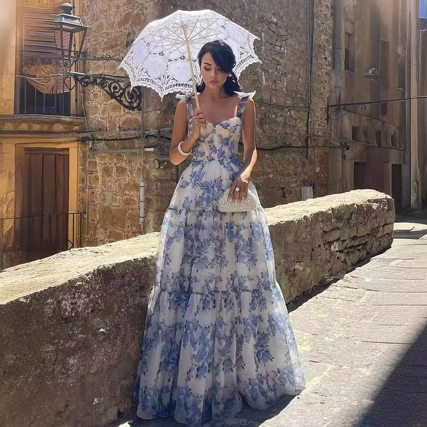 Backless Sexy Deep V Prom Dress - Fashionpara