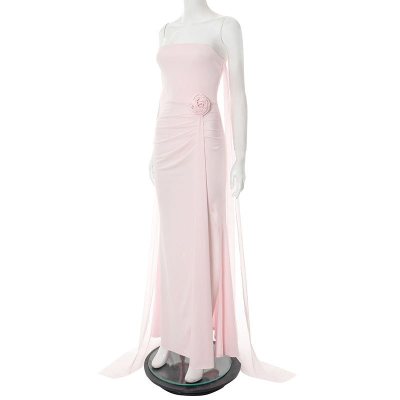 Zinnia Maxi Dress Pink