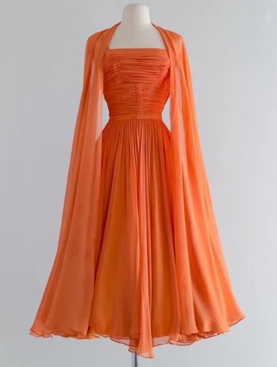 Orange Homecoming Dress Short Prom Dress,Short Party Dress