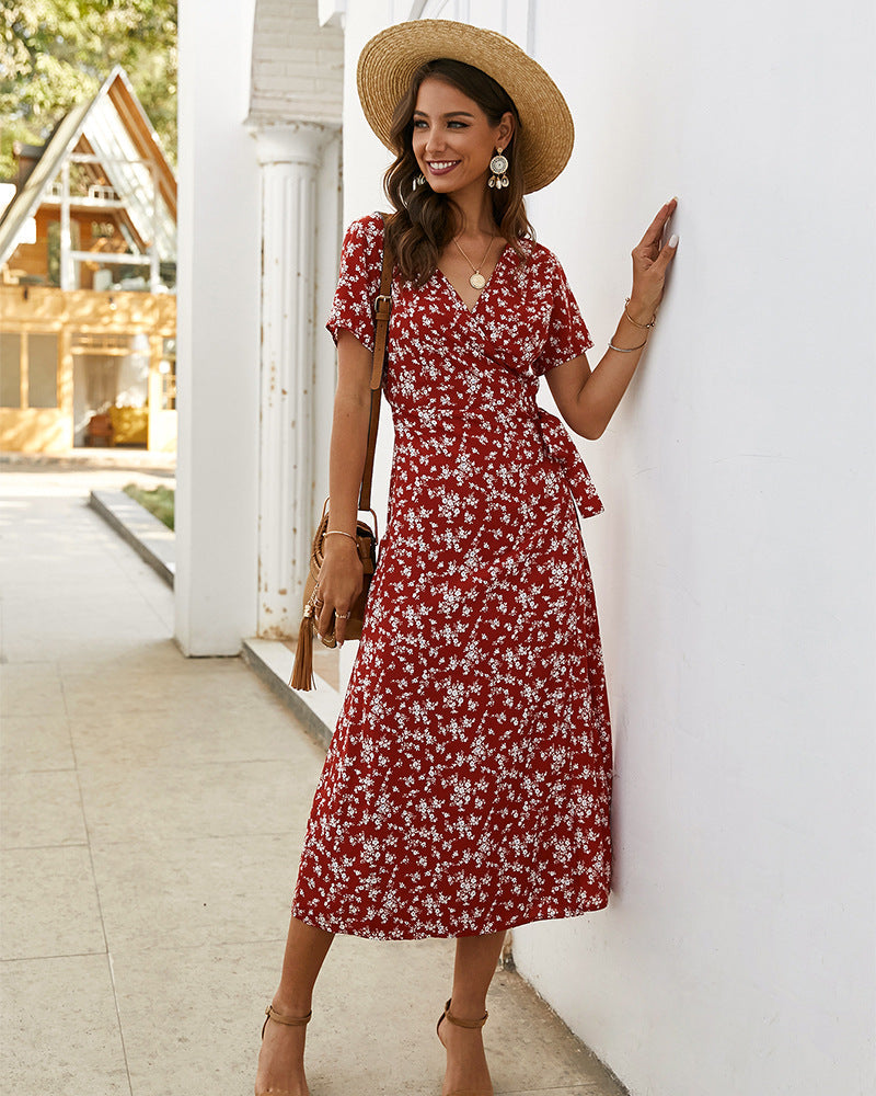 Briar Floral Ruffle Midi Dress FINAL