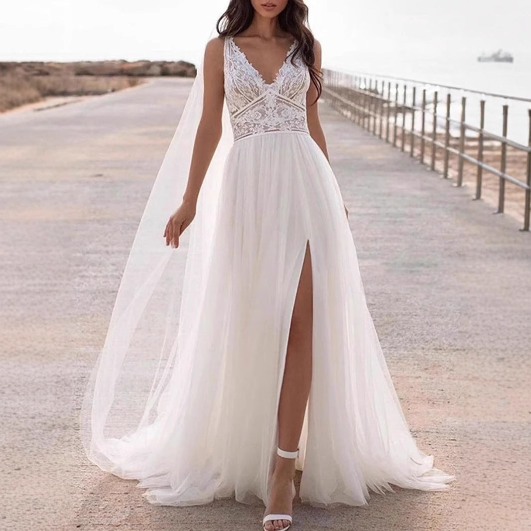 Korean Mermaid Bridal Wedding Dress - Fashionpara