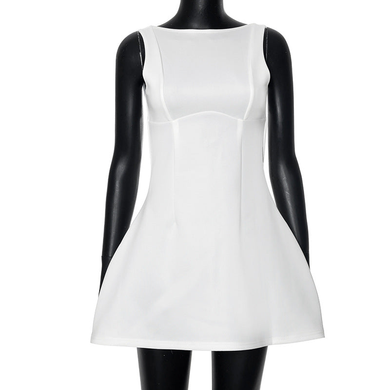 Karla Boutique Women's a Line Dress with Cut and Figure Shaping Design Everyday Luxe Edit