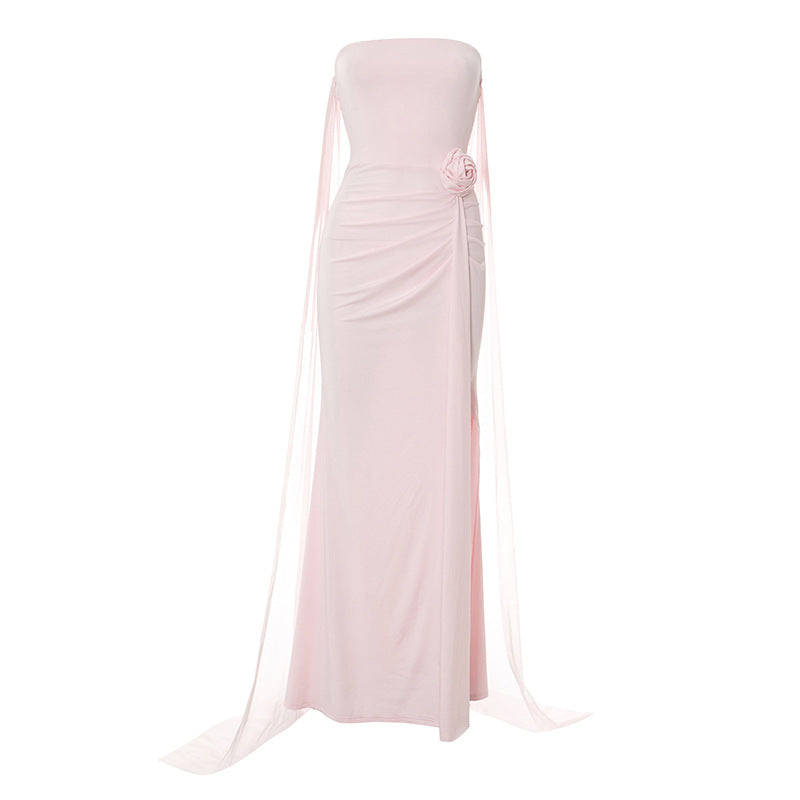 Zinnia Maxi Dress Pink