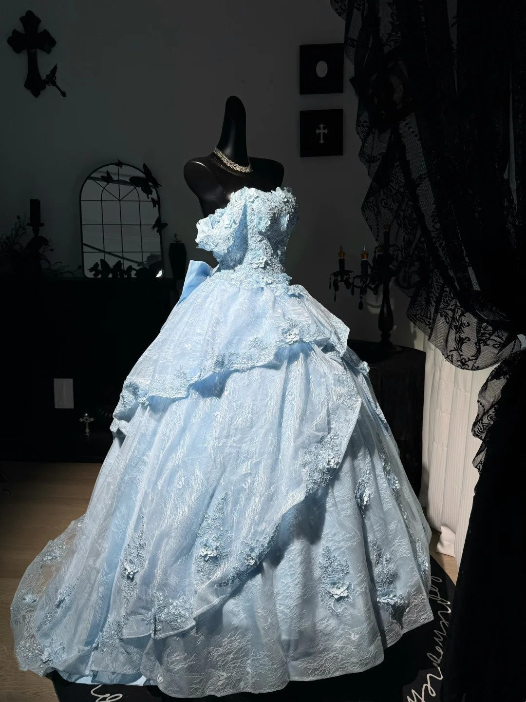 Off-the-Shoulder Ball Gown Birthday Dress Sweet 15 Quinceanera Dresses