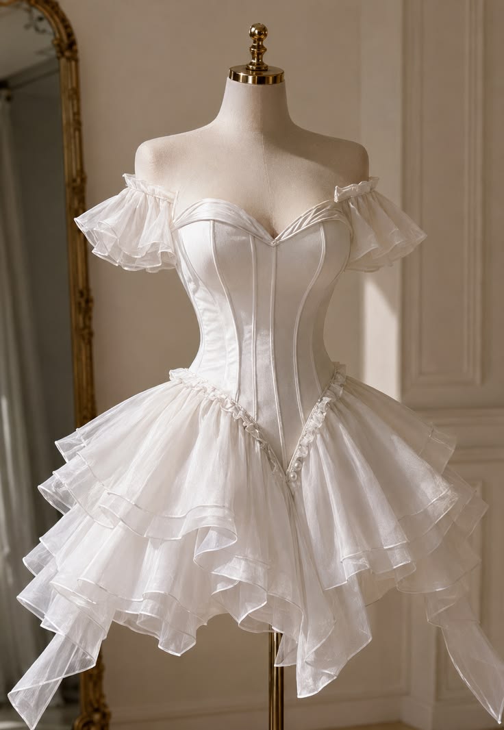 Off-the-Shoulder Sweet Birthday Dress A-Line Homecoming Dress