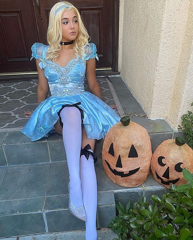 Sweet Blue Tulle Puff Sleeve Rhinestone Satin 16th Birthday Homecoming Dress cc4371