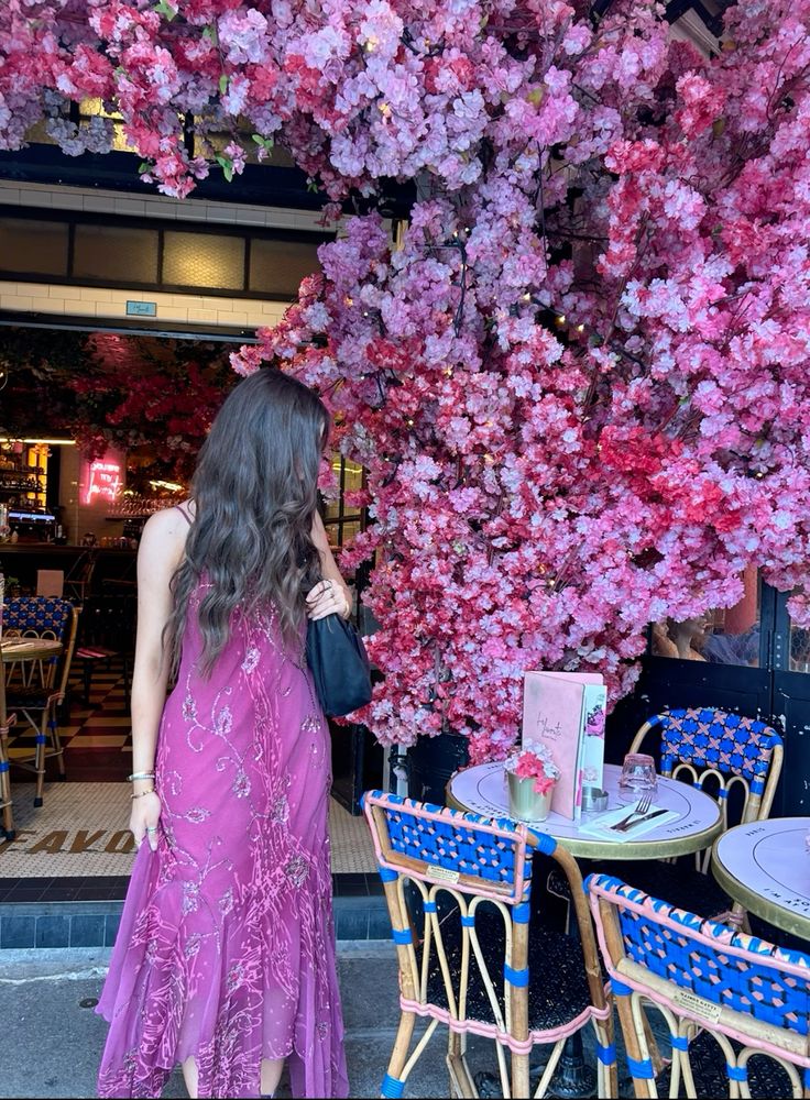 Beautiful Pink Spaghetti Strap Sequin Floral Chiffon Irrgular Prom Dress Evening Dress