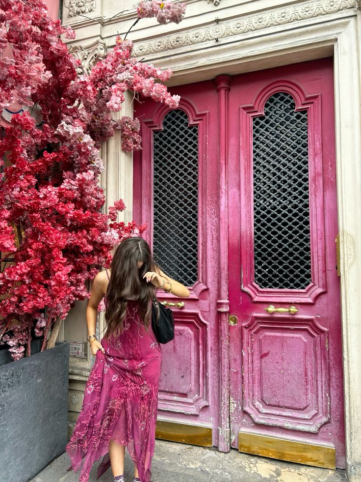 Beautiful Pink Spaghetti Strap Sequin Floral Chiffon Irrgular Prom Dress Evening Dress